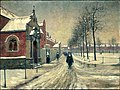 Ferdinand Willaert, Entrée du béguinage à Gand (l'hiver), 1896, Paris, Musée d'Orsay.