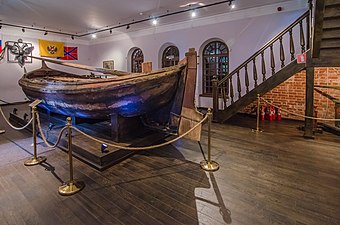 De "Fortuna" yn it Museum Boat fan Peter I