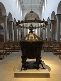 Bronze baptismal font