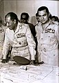 Predsjednik Egipta Anvar Sadat i general Mubarak u oktobru 1973.