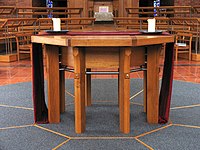 The Lord's Table in St Barnabas' Church, Dulwich (Diocese of Southwark)