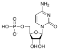 Cấu trúc hóa học của cytidine monophosphate