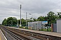 The northbound platform.