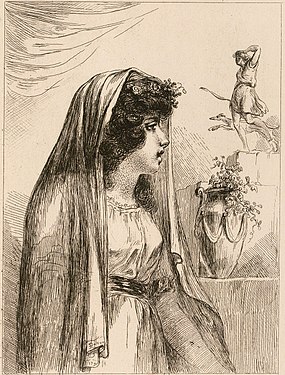 Emma Hamilton dans la rôle de Diane.