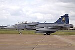 Ett av brittiska Empire Test Pilots' Schools Saab 39 Gripen