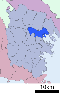 神奈川区位置図