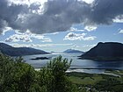 The mouth of Ranfjorden near Nesna