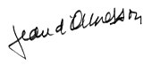 signature de Jean d'Ormesson
