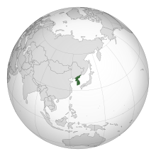 Description de l'image Korea (orthographic projection).svg.