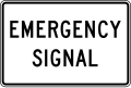 R10-13 Emergency signal