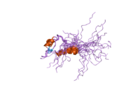 2dl6: Solution structure of the first BRK domain from human chromodomain-helicase-DNA-binding protein 8