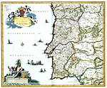 PORTUGALLIAE et ALGARBIAE REGNA