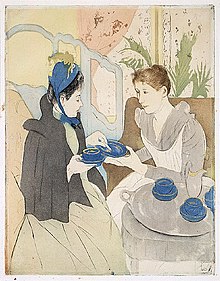 Afternoon Tea Party – Mary Cassatt