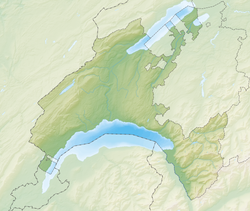 Grandvaux is located in Canton of Vaud