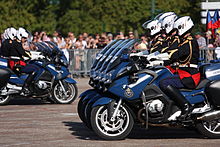 Carrousel motocycliste.