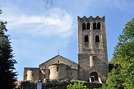 Chevet de l'abbaye Saint-Martin-du-Canigou