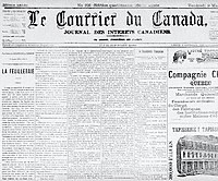 Image illustrative de l’article Le Courrier du Canada