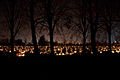 Image 38Lithuanian cemetery at All Souls night (from Culture of Lithuania)