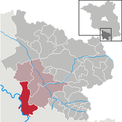 Mühlberg/Elbe – Mappa