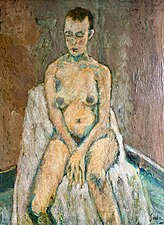 Female Nude (1936) oil on canvas, 65 × 55 cm., collection unknown