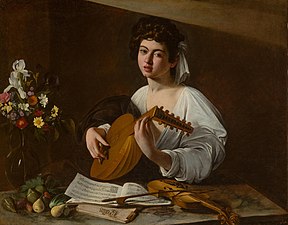 Italian Baroque: The Lute Player by Caravaggio (1596)