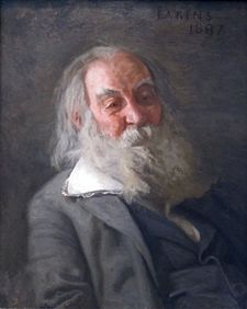 O poeta estausunidense Walt Whitman, en un cuadro de Thomas Eakins