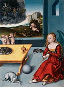 Lucas Cranach the Elder's 1532 painting Melancholia (Colmar version)