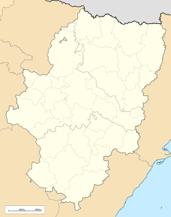 El Frago (Spanish) is located in Aragon