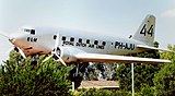 c/n 1286: Ter herinnering aan de Uiver een ex-RAAF DC-2 in Albury (Australië).