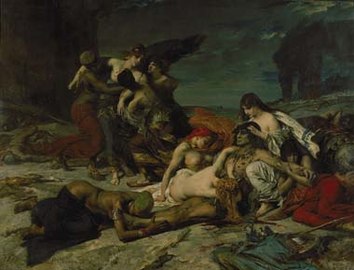 Mort de Ravana (1875), Toulouse, musée des Augustins.