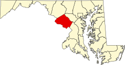 Location in the U.S. state of Maryland