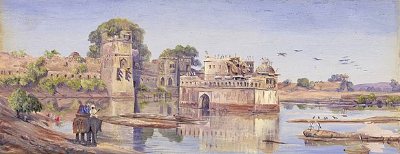 Water Palace - Chitore. India. Decr. 1878, British Library