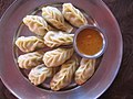 Plateful of Momo in Nepal