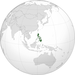 菲律宾群岛在亚洲的位置