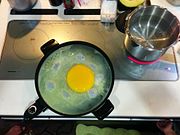In a frying pan