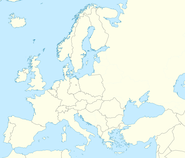 Кубок Інтертото 1962—1963. Карта розташування: Європа
