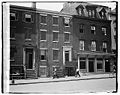 Petersen House circa 1918. The commemorative plaque, seen later in the 1925 photo, had not yet been installed.