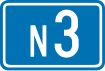 National Route 3 shield}}