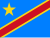 Flagge der Demokratischen Republik Kongo