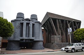 The Chiat/Day Building (1991), by Frank Gehry, in Venice, California.