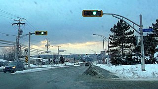 Saint-Élie Road in Sherbrooke.