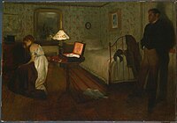 Edgar Degas, Interior (nicknamed The Rape) 1868–1869, Philadelphia Museum of Art