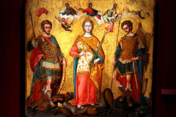 Saints Sergius, Bacchus and Justina