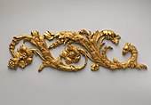 Ornament de bronz doré în stilul Ludovic al XVI-lea dintr-o friză