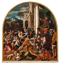 Le Massacre des innocents après 1530 Accademia, Venise[19]