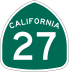 State Route 27 marker