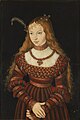 Lucas Cranach l'Ancien, Portrait de Sibylle de Clèves (1526)