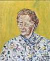 Gertrude Elion, huile, 1990.