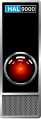 Le computator HAL 9000 in le film 2001: A Space Odyssey