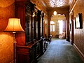 The hallway on the 1st floor (note that image is less than perfect due to the restriction of no flash photography and no camera tripods inside the house)